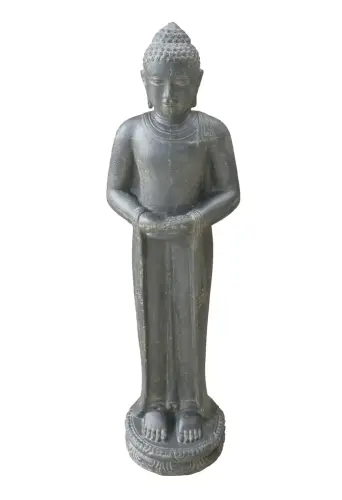 Product image of the product “Standing Buddha-India, in the sizes from 100cm to 158cm, Antique Finish ”